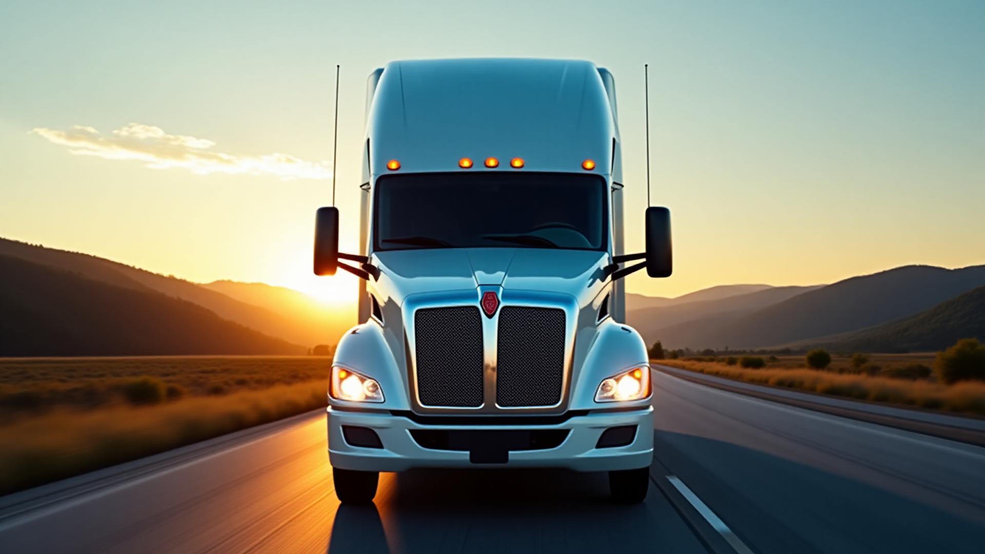 Bears Hauling premium fleet on a North Carolina highway at dawn